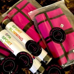 One waist trainer, one sauna wrap, one hot cream